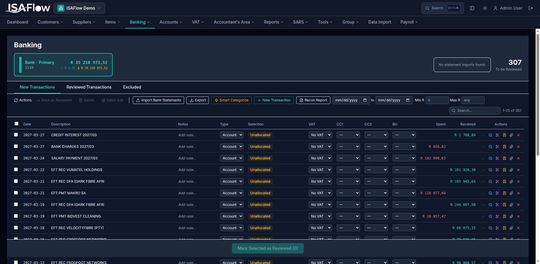 Bank reconciliation on autopilot
