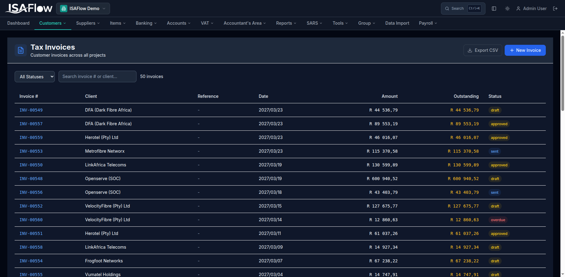 Get paid faster with smart invoicing